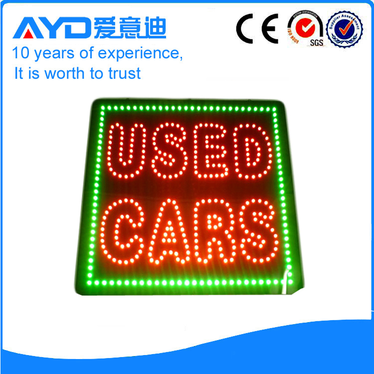 AYD Indoor LED Used Cars Sign