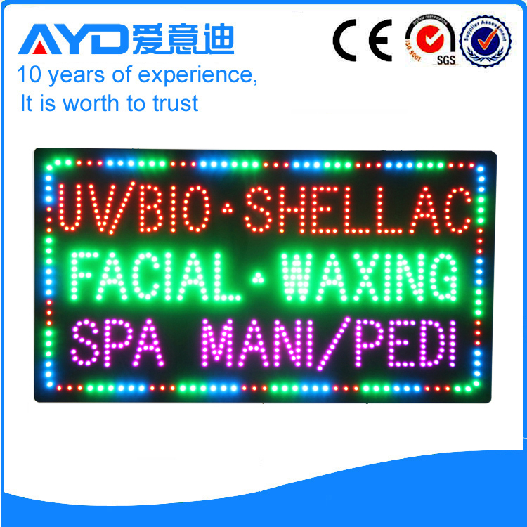 AYD Indoor LED UV/Bio Shellac Sign