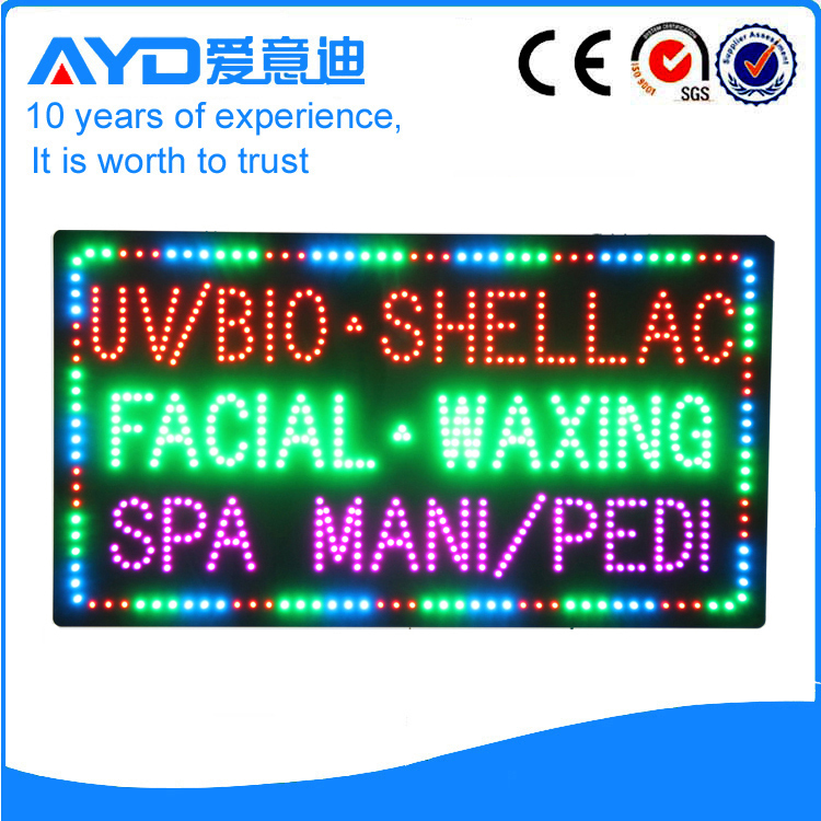 AYD Indoor LED UV/Bio Shellac Sign