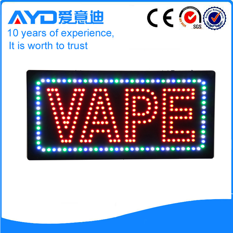 AYD Good Design LED Vape Sign