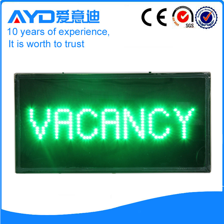 AYD Indoor LED Vacancy Sign