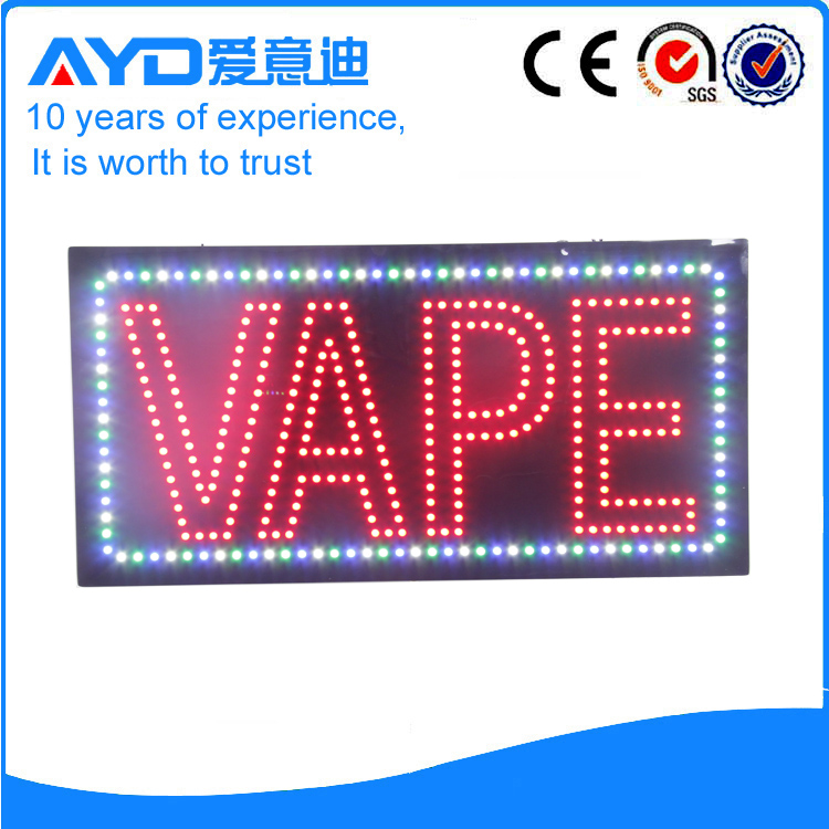 AYD Good Design LED Vape Sign