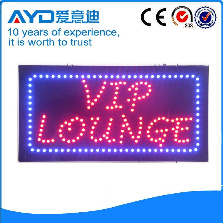 AYD Good Design LED VIP Lounge Sign