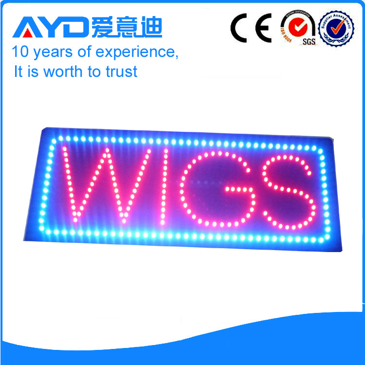 AYD LED Wigs Sign