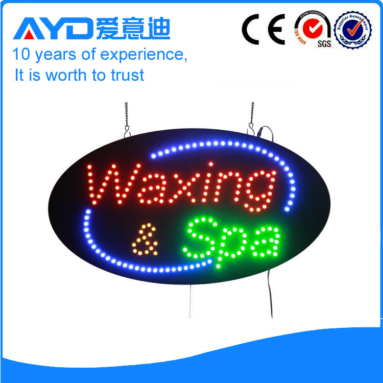 AYD High Bright LED Waxing&Spa Sign