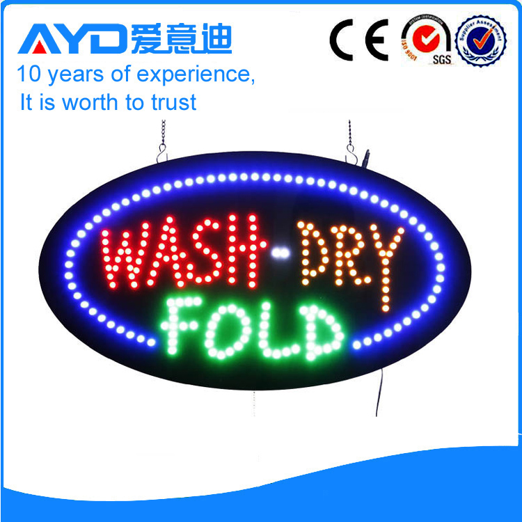 AYD LED Wash-Dry Fold Sign