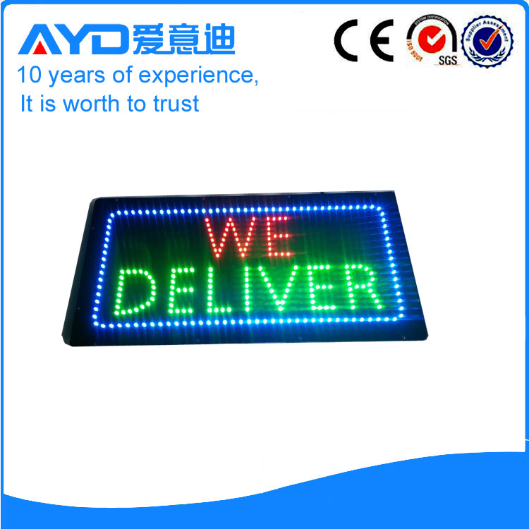 AYD LED We Deliver Sign