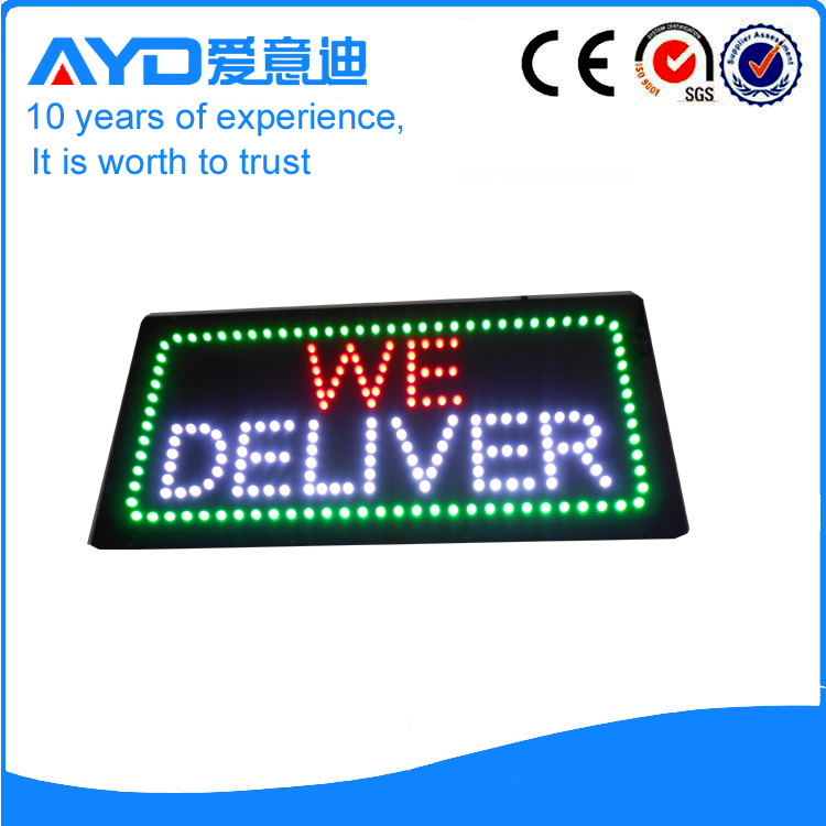 AYD LED We Deliver Sign