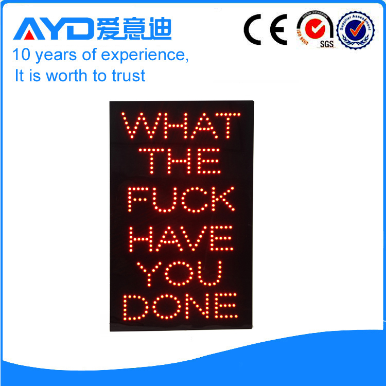 AYD Unique Design LED Sign