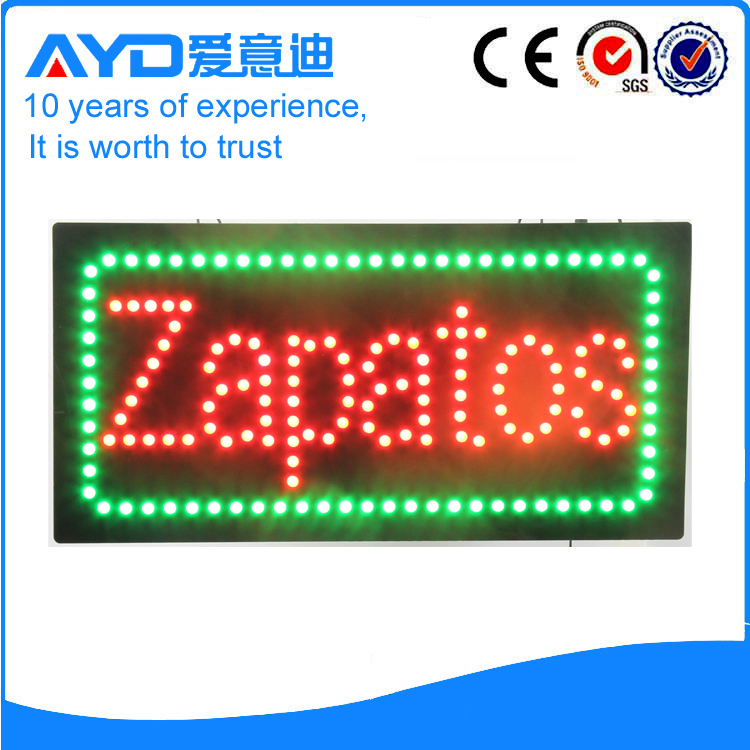 AYD Good Design LED Zapatos Sign