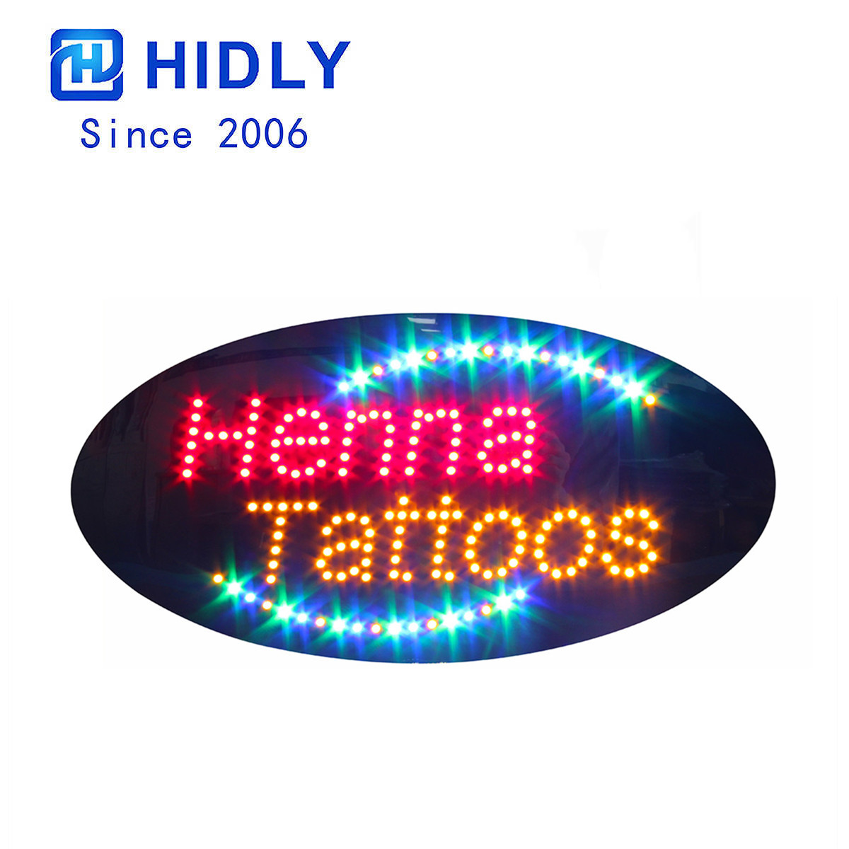 LED henna tattoo sign