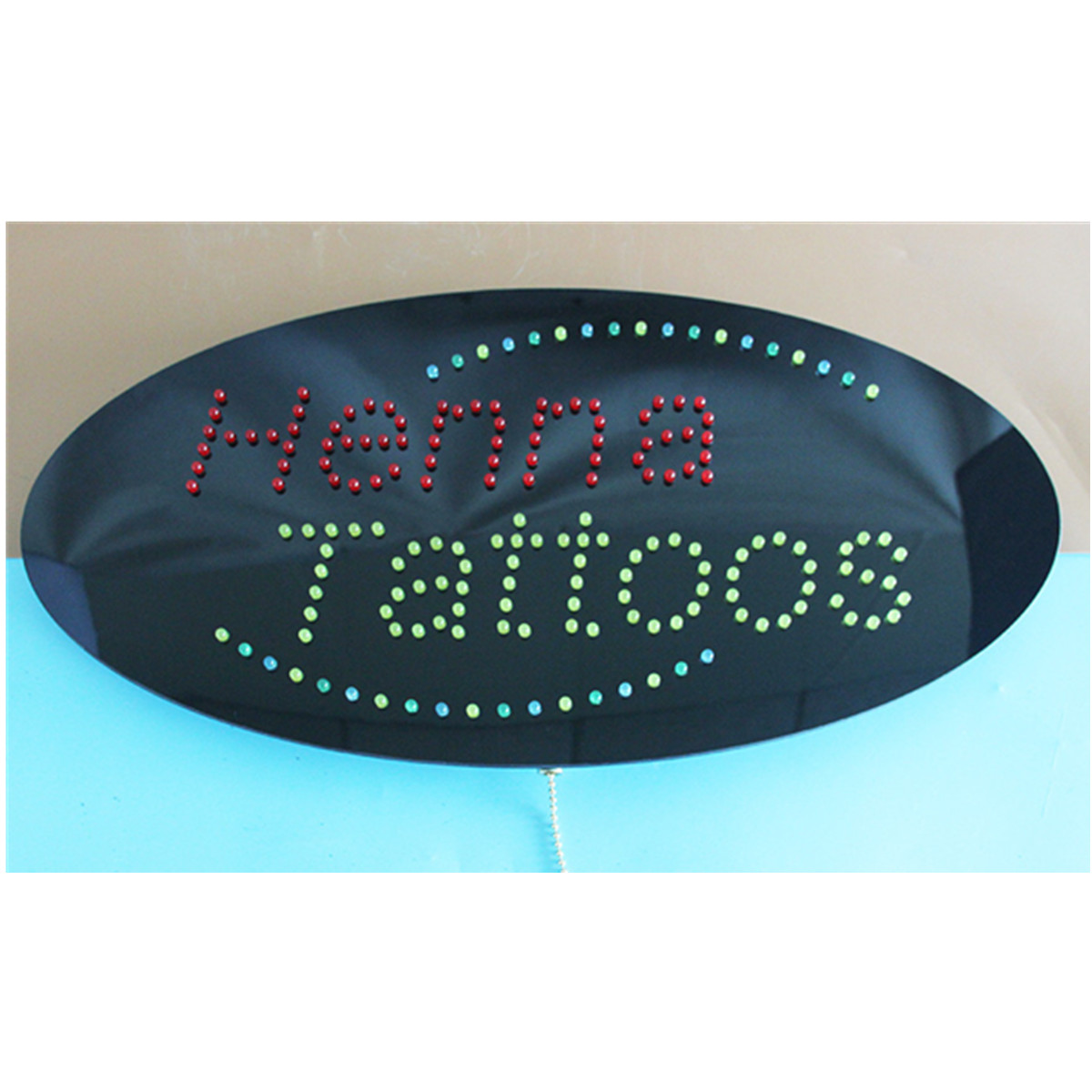 LED henna tattoo sign