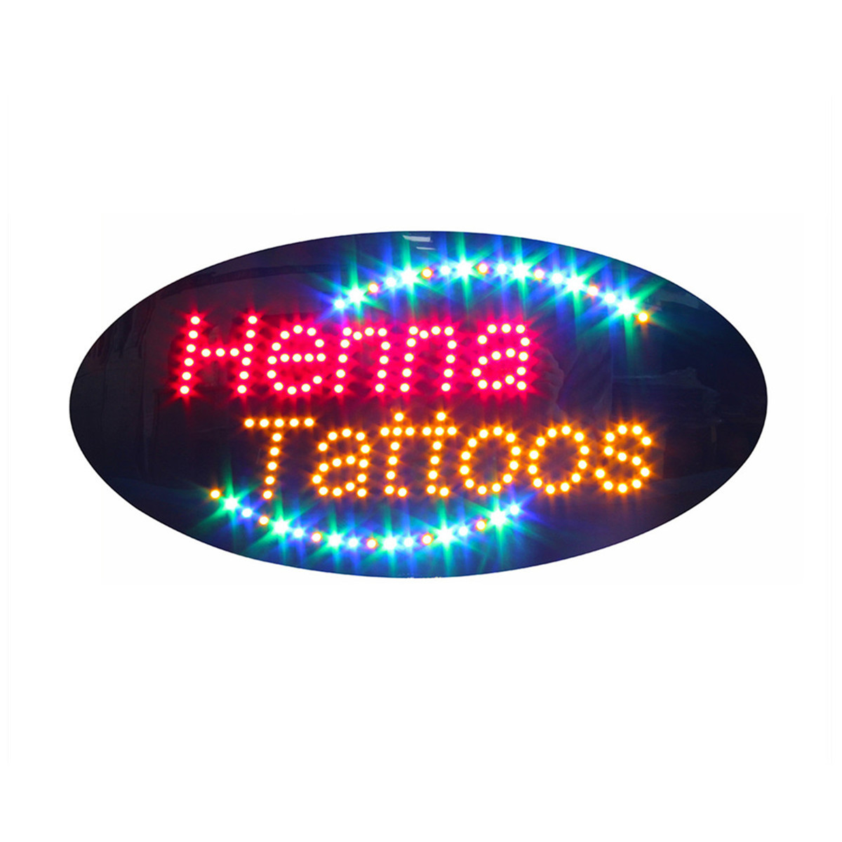 LED henna tattoo sign