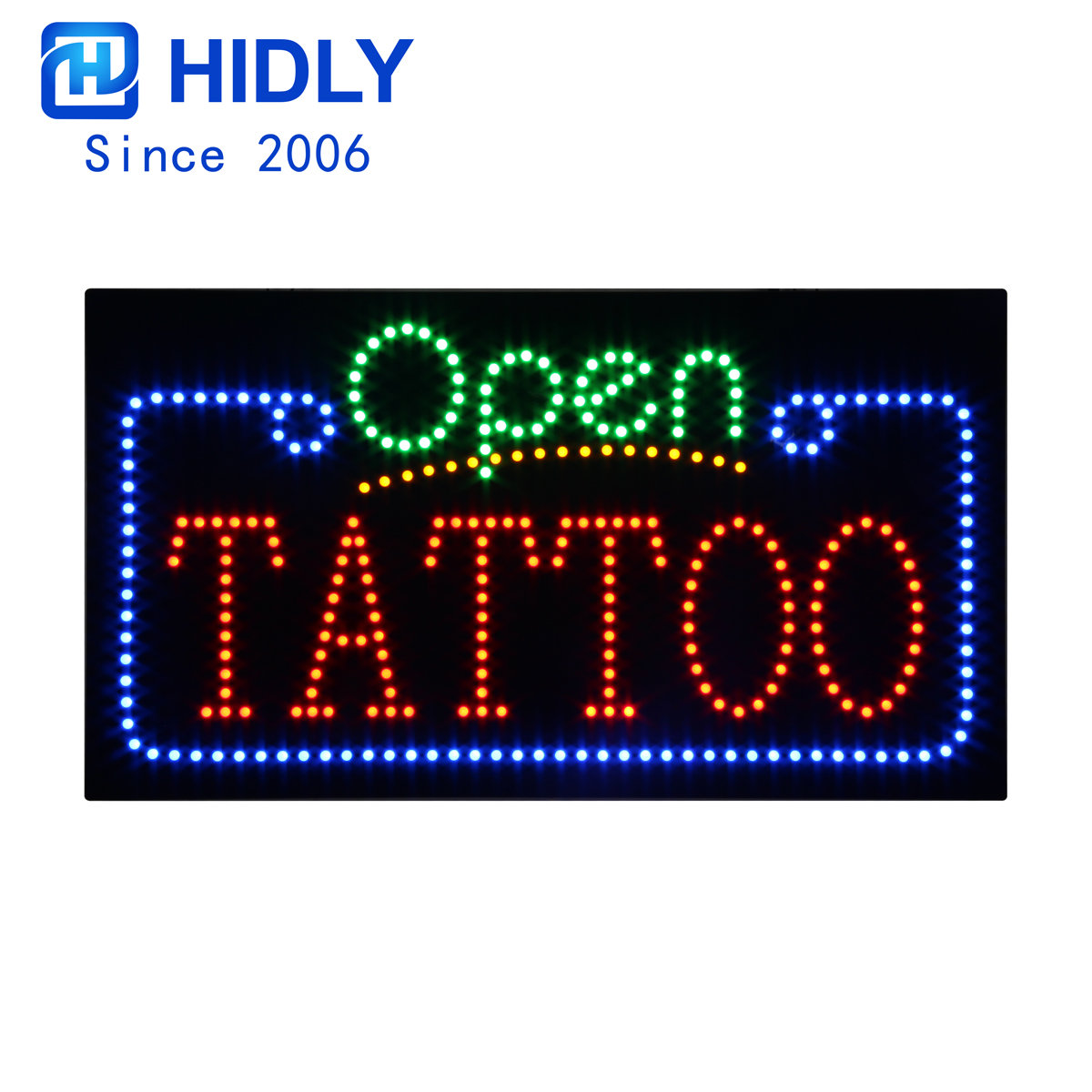 LED open tattoo signs