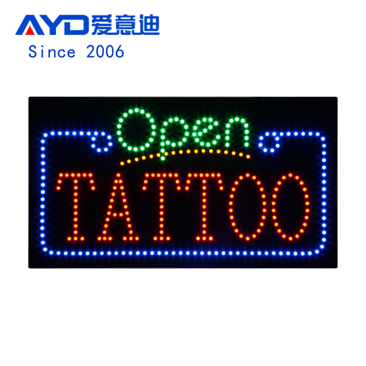 LED OPEN TATTOO Sign-HSO1106