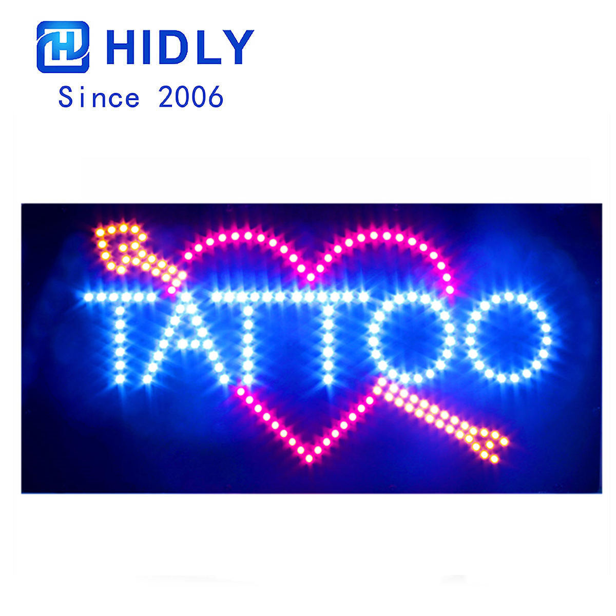 LED tattoo signs