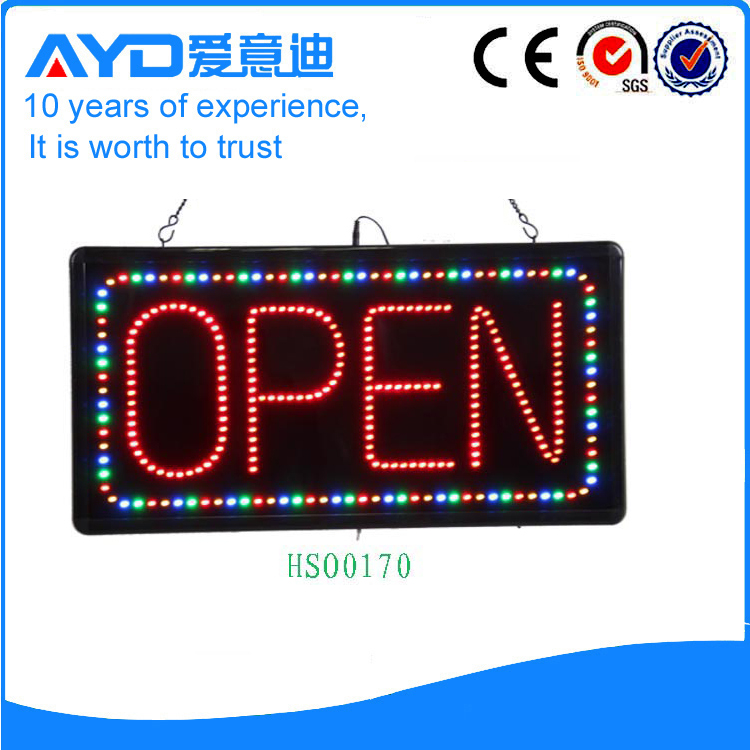 Indoor Good Design LED Open Sign