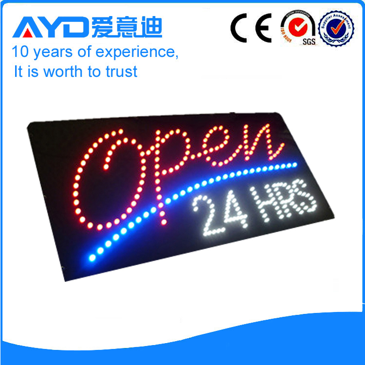 AYD LED Open 24HRS Sign