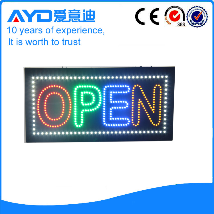 AYD LED Open Sign For Sales