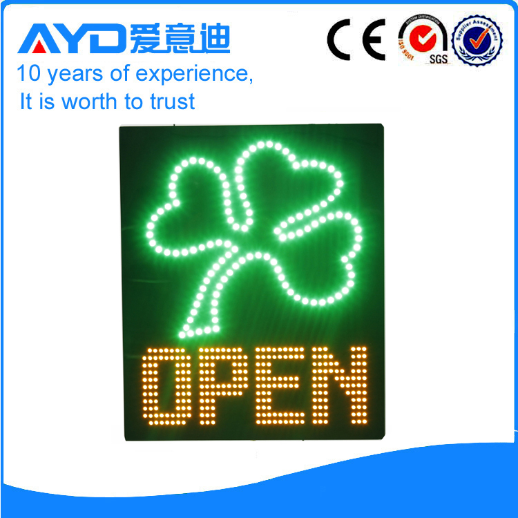 Good Price Clover LED Open Sign