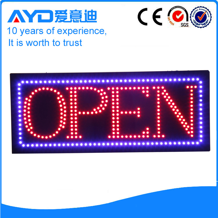 AYD Factory Directly LED Open Sign