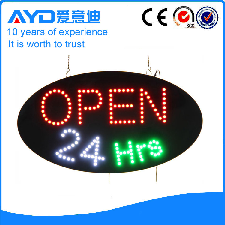 AYD LED Open 24HRS Sign