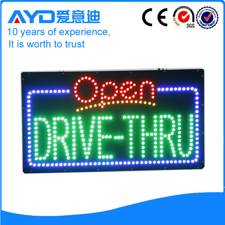 AYD LED Drive-thru Open Sign