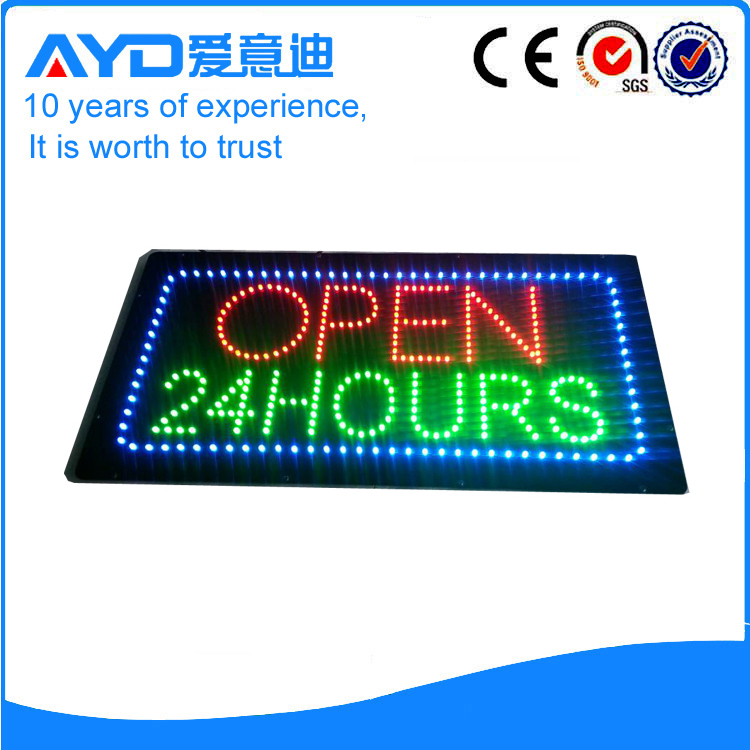 AYD LED Open 24Hours Sign