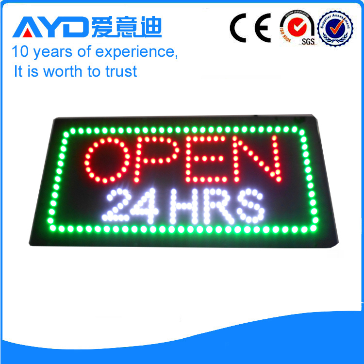 AYD LED Open 24Hrs Sign