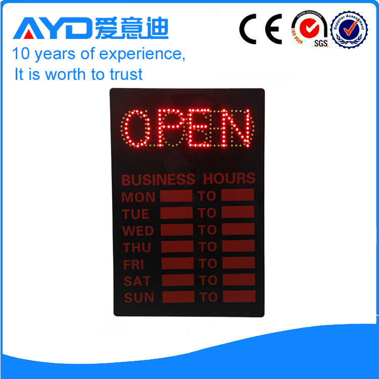 LED Business Hours Open&Closed Sign
