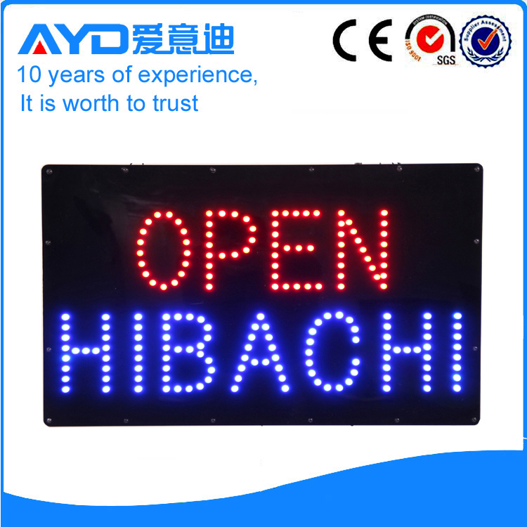 AYD Good Design LED Open Hibachi Sign