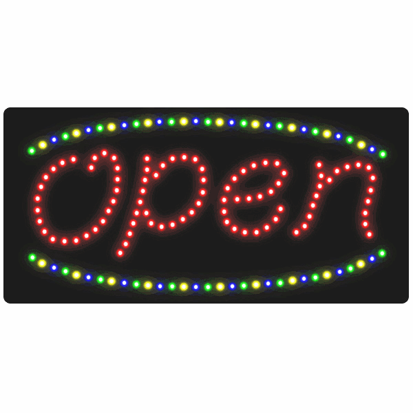 HIDLY LED OPEN SIGN ANIMATION HSO0006