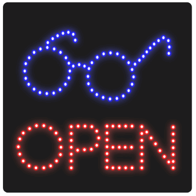 HIDLY LED OPEN SIGN HSO0028