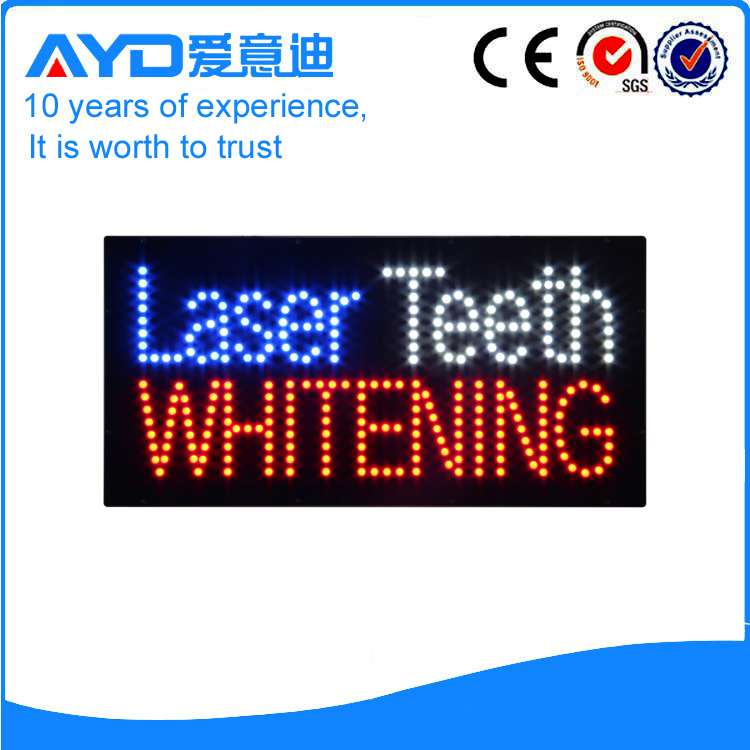 LED Laser Teeth Signs  For Sales