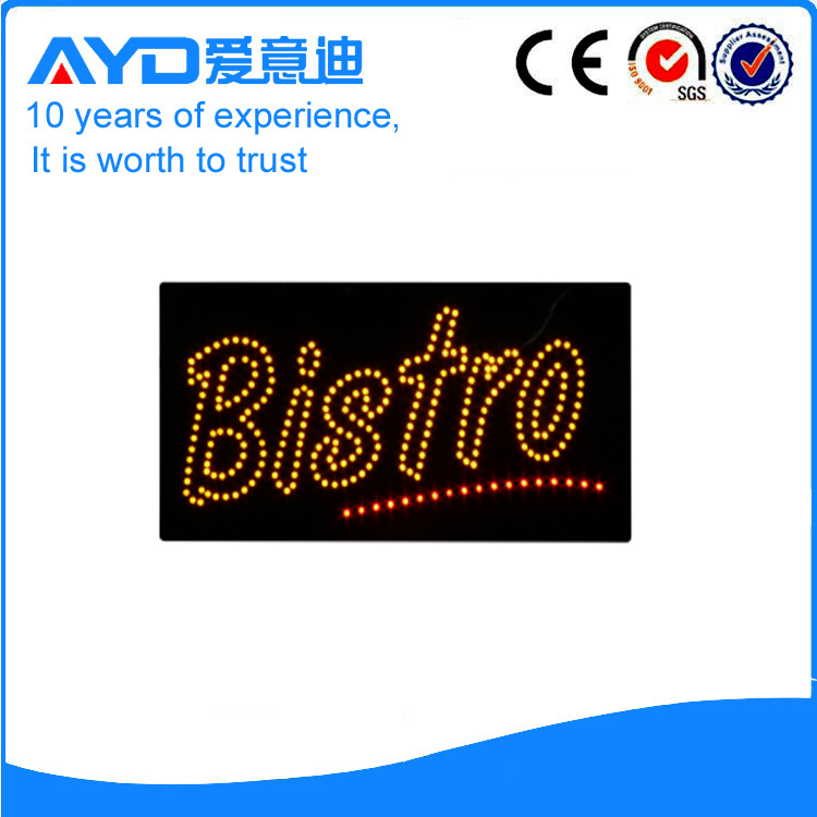 AYD Bright LED Bistro Signs For Sales