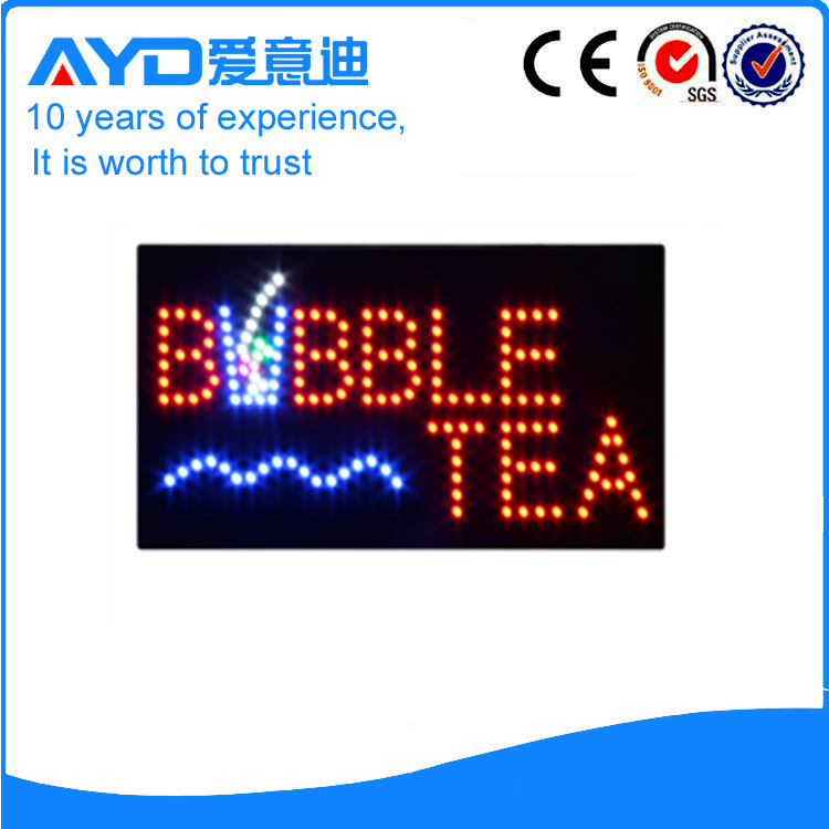 AYD Bright LED Bubble Tea Signs For Sales