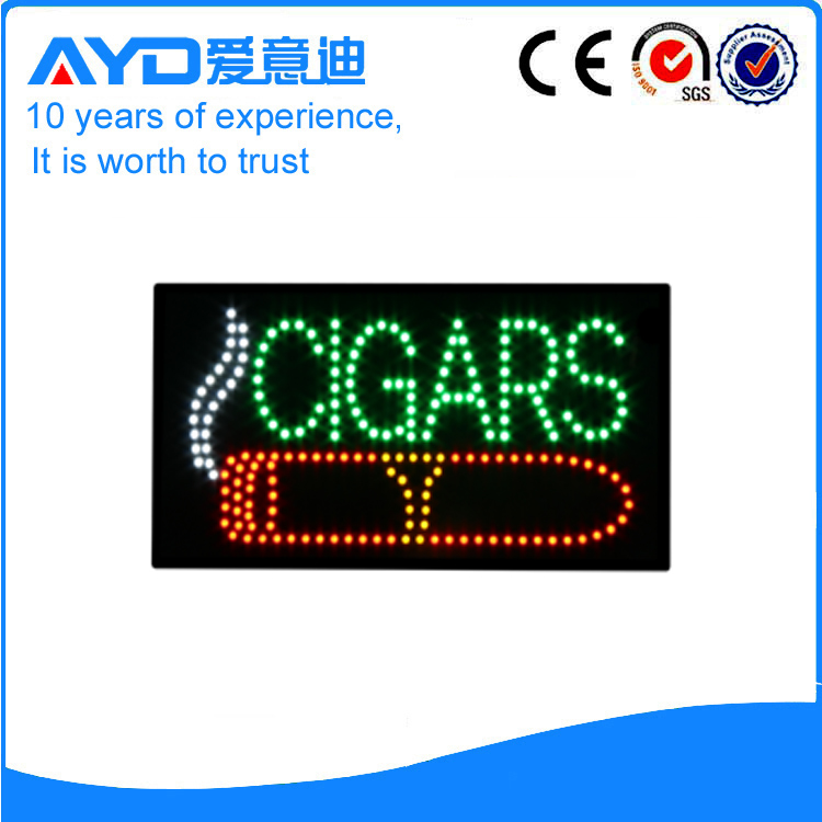 AYD LED Cigars Custom Signs Board