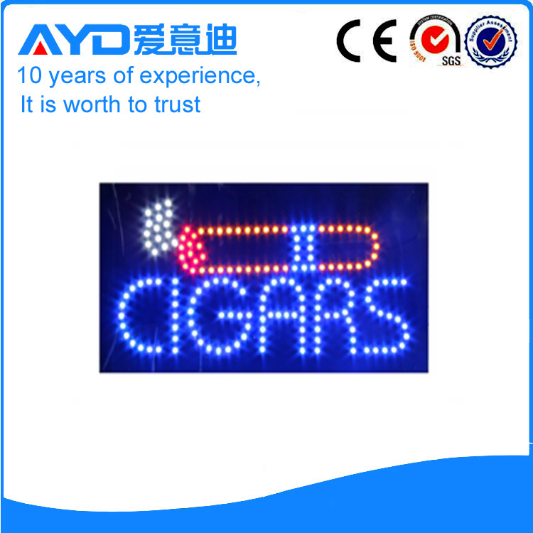 AYD LED Bright Cigars Signs For Sales