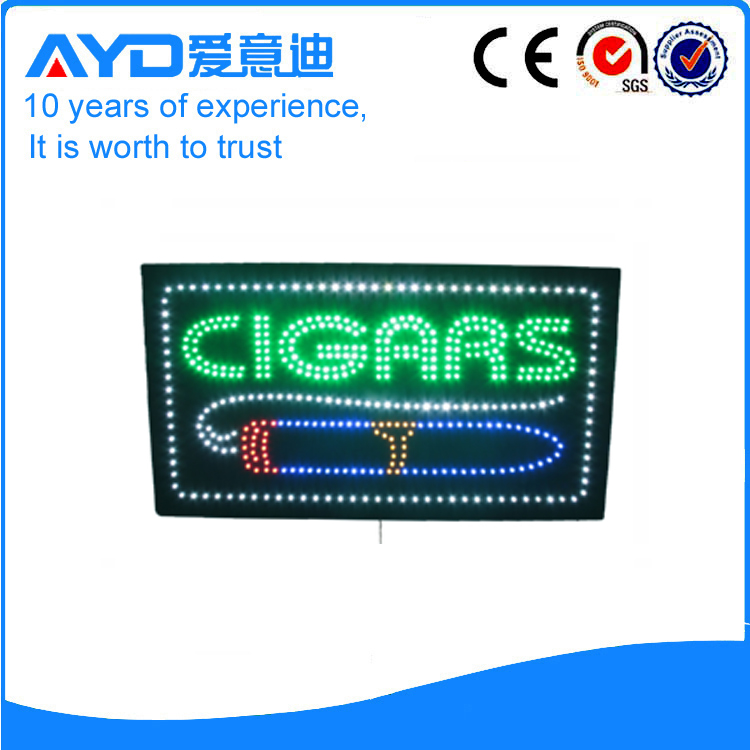 AYD LED Custom Cigars Sign
