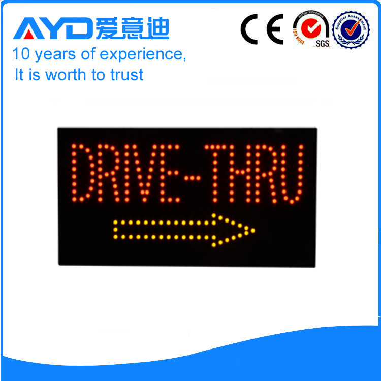 AYD LED Drive Thru Sign