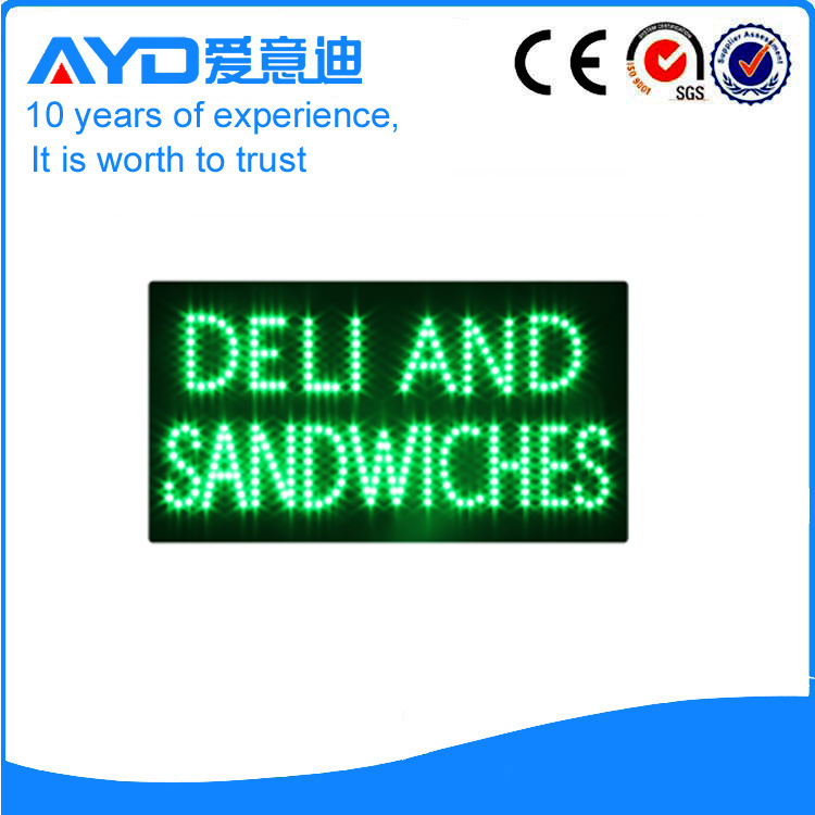 AYD LED Bright Custom Design Sign For Sales