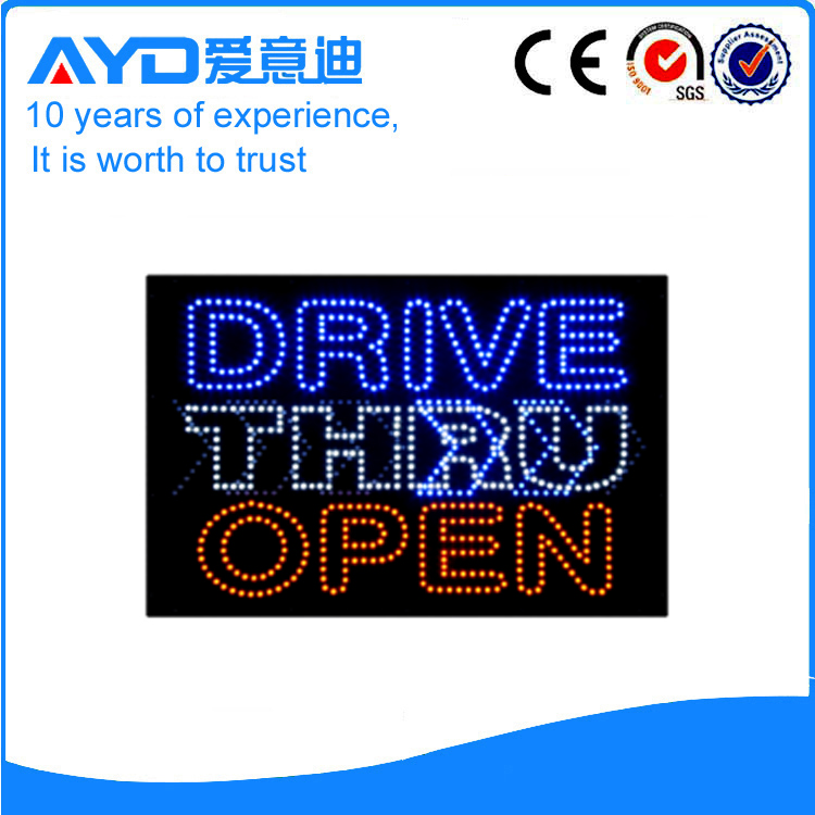 AYD LED Bright Drive Thru Sign For Sales