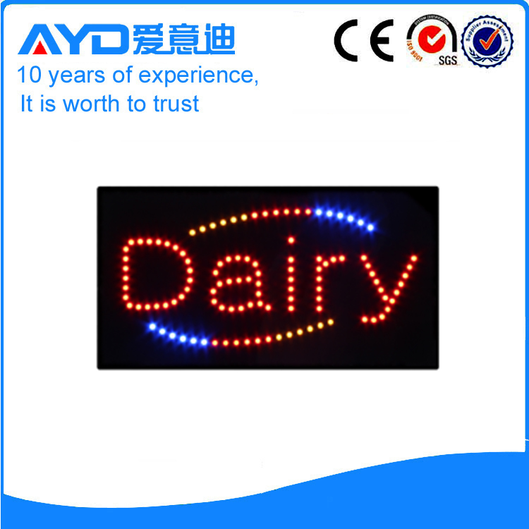 AYD Good Design LED Dairy Sign