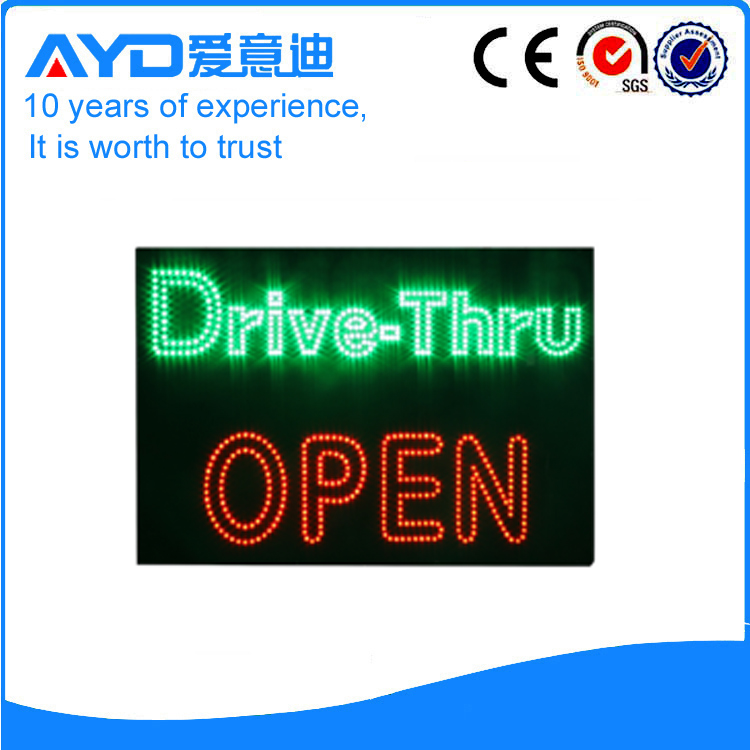 AYD Bright LED Drive Thru Open Sign
