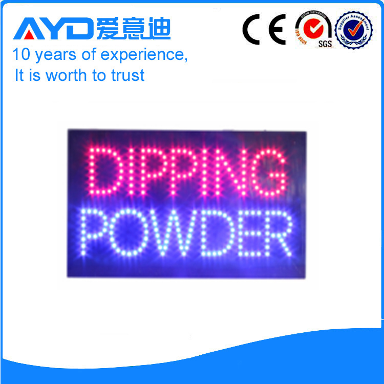 AYD LED Bright Led Dipping Sign For Sales