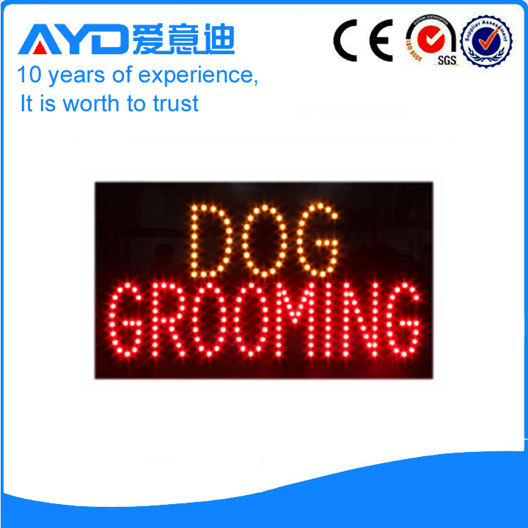 AYD Unique Design LED Dog Grooming Sign