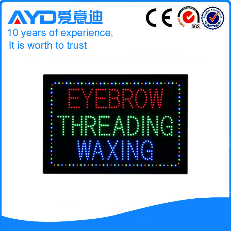 AYD Good Design LED Eyebrow Waxing Sign