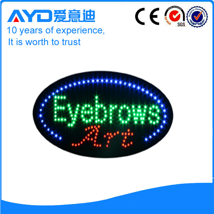 Hidly Bright LED Eyebrows Art Signs HSE0270