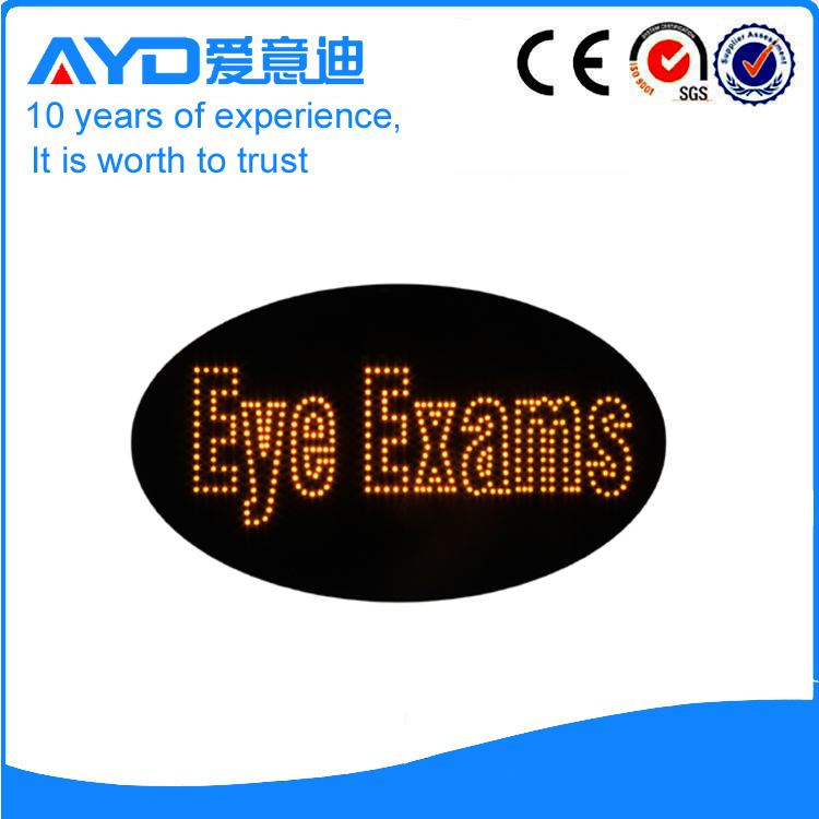 Super Bright LED EYE EXAMS Signs HSE0152