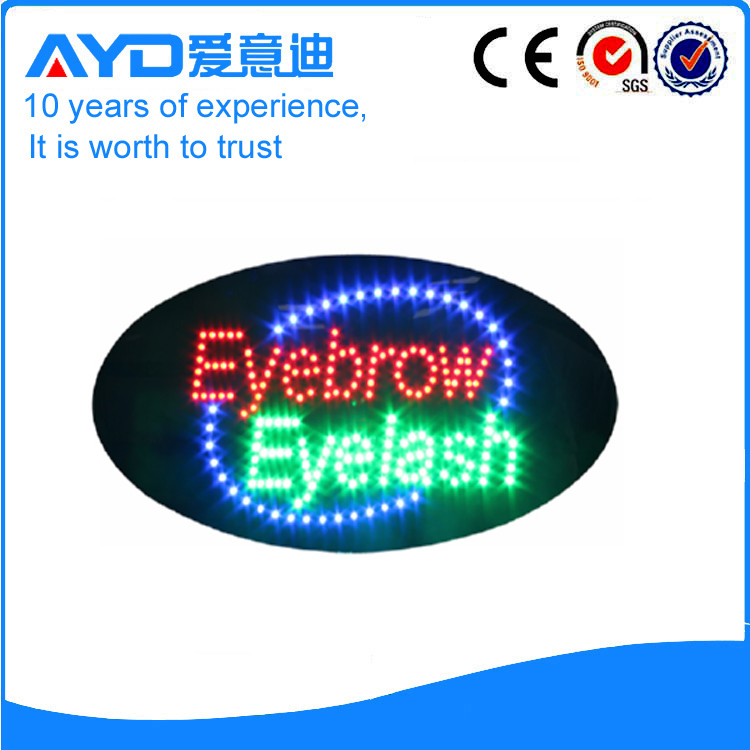 Hidly Super Bright Small LED Eyebrow Signs